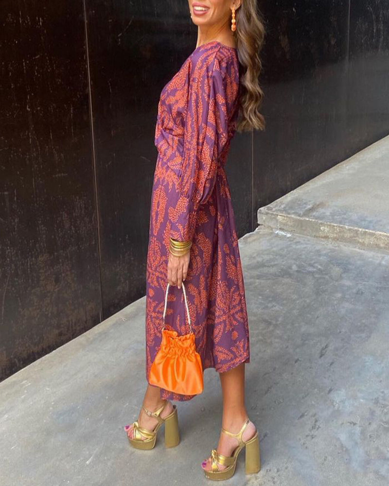 Robe Portefeuille Boho Luxe | Chic & Décontractée | Confort & Élégance