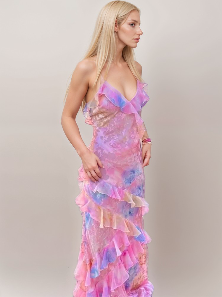 Robe Maxi Sunset Serenity | Fluide & Aérienne | Élégance Décontractée
