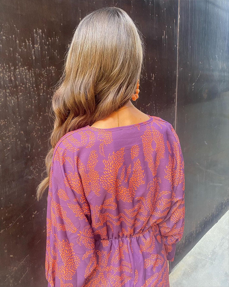 Robe Portefeuille Boho Luxe | Chic & Décontractée | Confort & Élégance