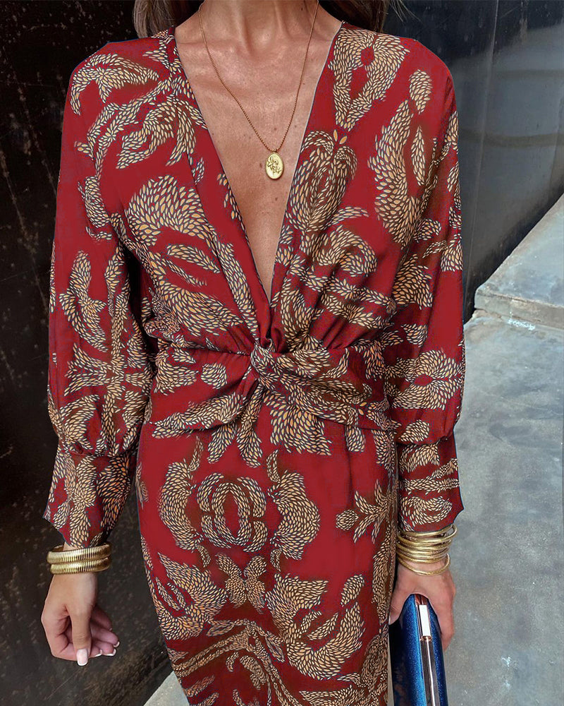 Robe Portefeuille Boho Luxe | Chic & Décontractée | Confort & Élégance