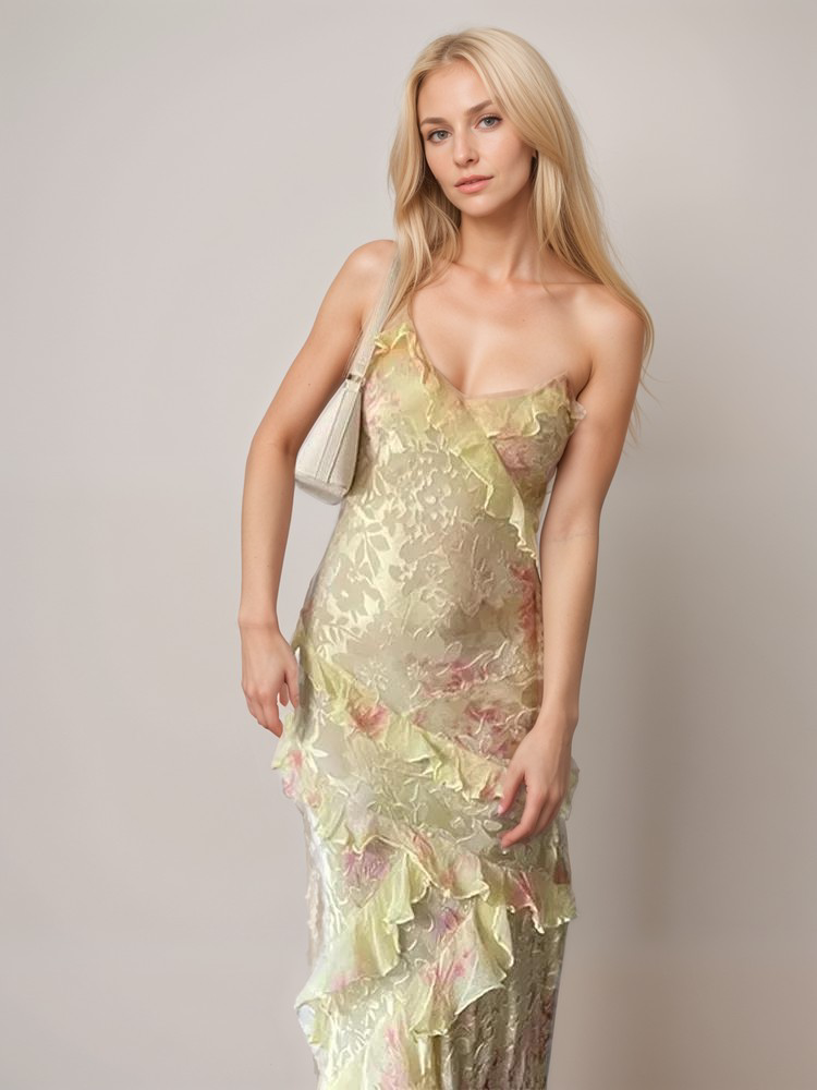 Robe Maxi Sunset Serenity | Fluide & Aérienne | Élégance Décontractée