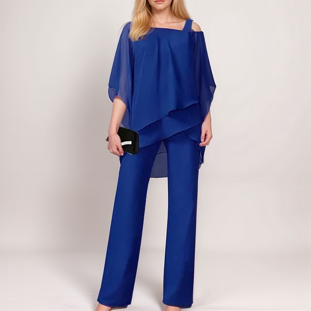 Ensemble de Soirée Élégant | Satin & Fluidité | Chic & Sophistiqué