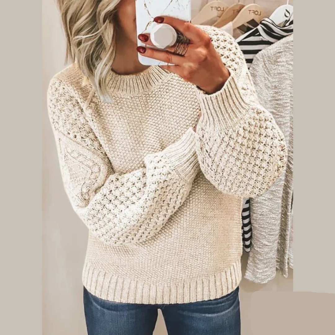 Marie | Pull en Laine Hiver | Chaleur & Élégance