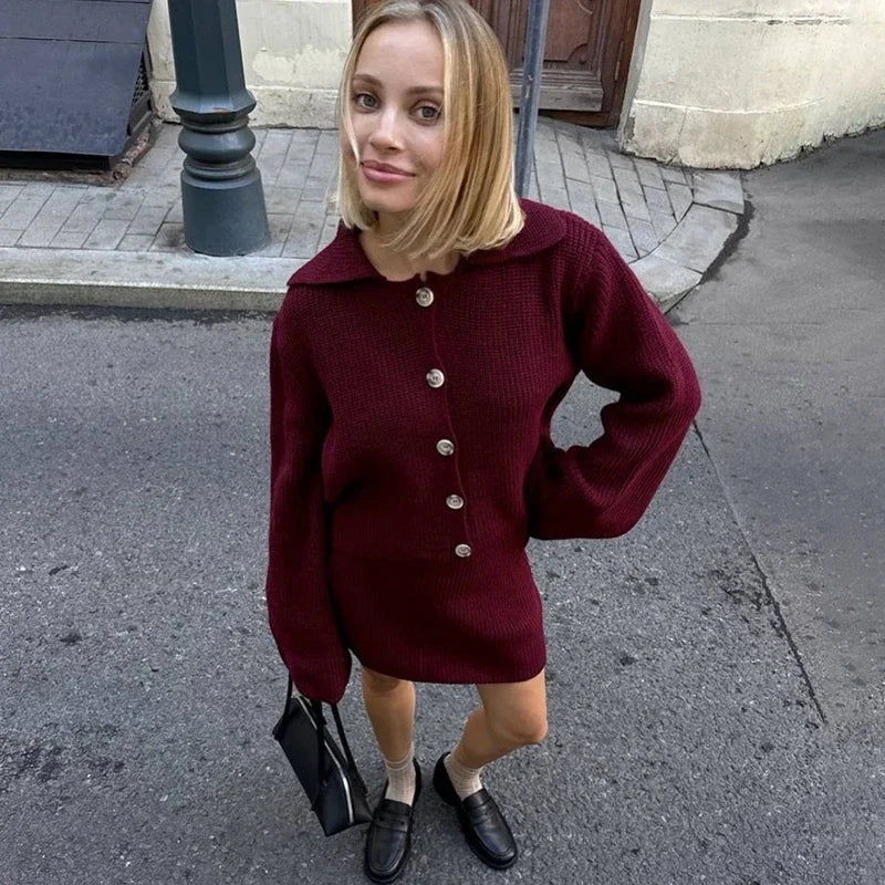 Mira Knit | Ensemble Coordonné | Chaleur & Élégance