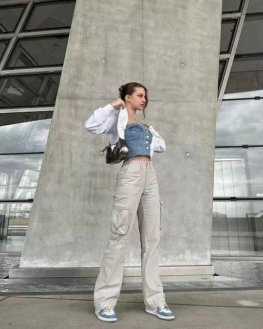 Hanna | Pantalon Cargo | Urbain & Décontracté | Confort & Style