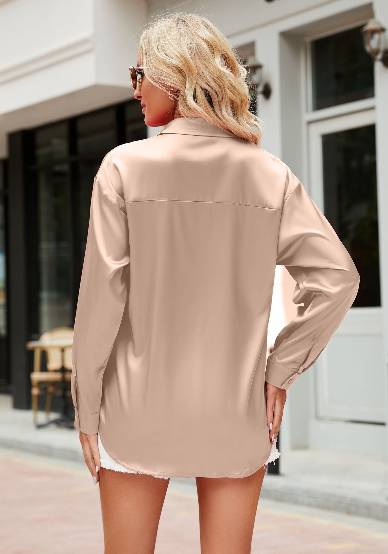 Blouse Satinée Élégante | Confort & Style | Polyvalente